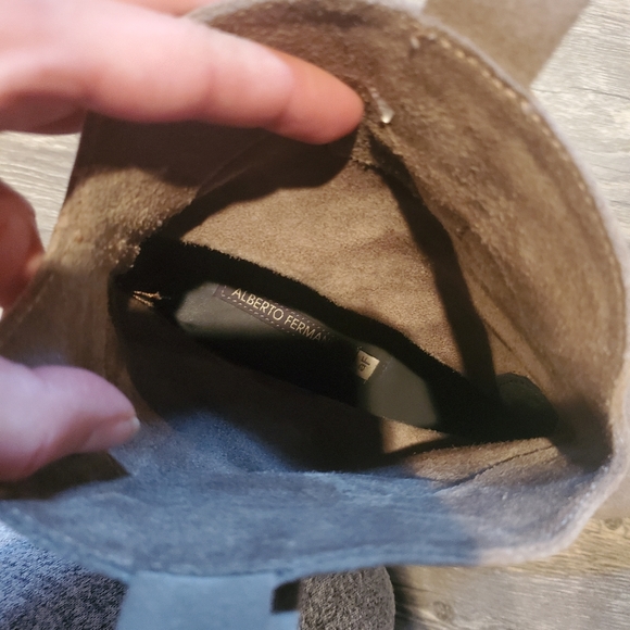 Alberto Fermani tan boots size 41 women's 10 in tan color suade beautifu… - Picture 3 of 4